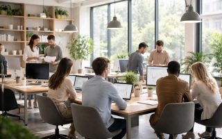 espace-travail-ouvert-bureaux-minimalistes-fenetres
