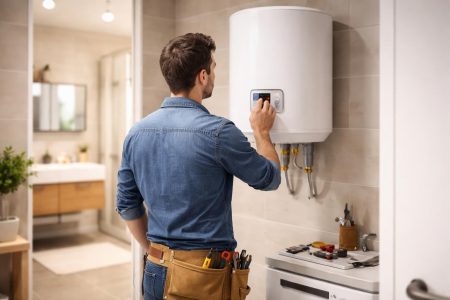 personne-chauffe-eau-salle-bain-moderne