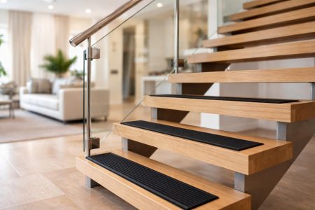 escalier-moderne-rampes-verre-antiderapantes