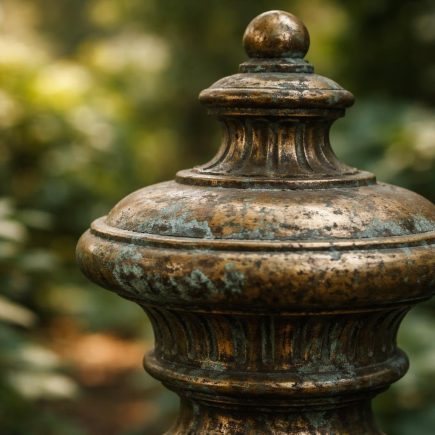 objet-laiton-vert-de-gris-feuillage