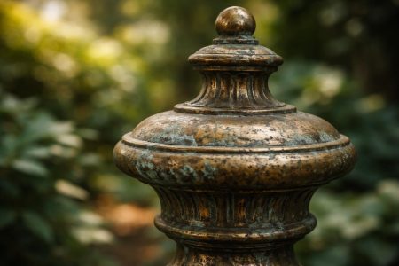 objet-laiton-vert-de-gris-feuillage