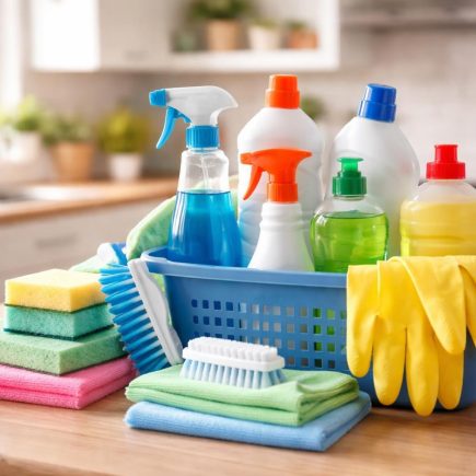 outils-menagers-produits-nettoyants-cuisine