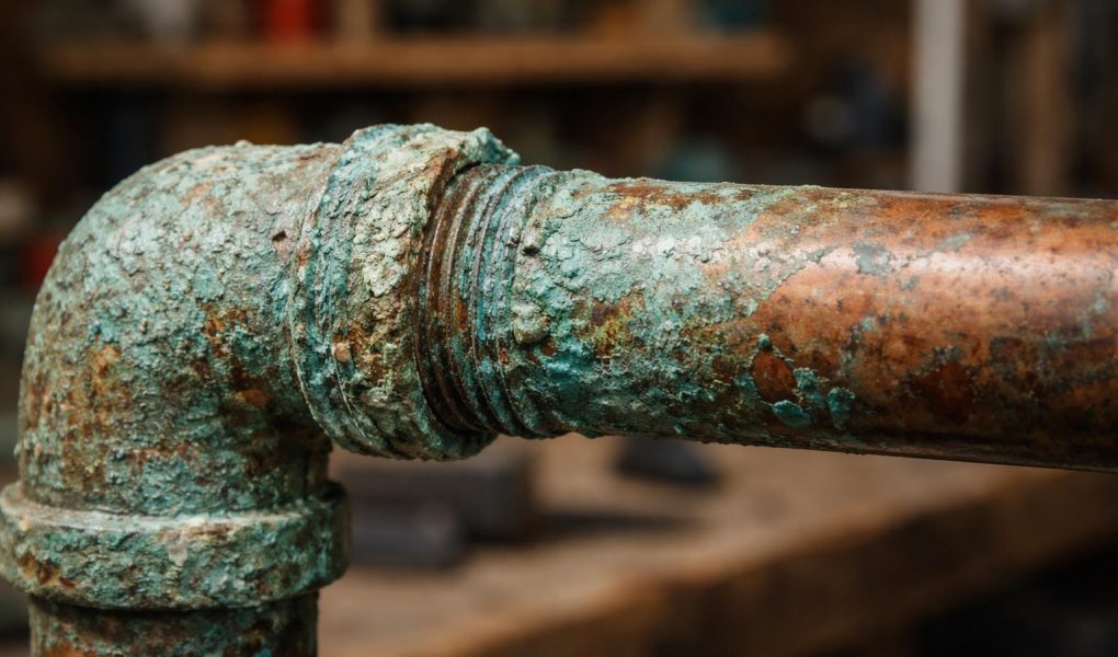 canalisation-cuivre-vert-de-gris
