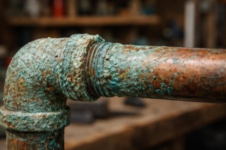 canalisation-cuivre-vert-de-gris