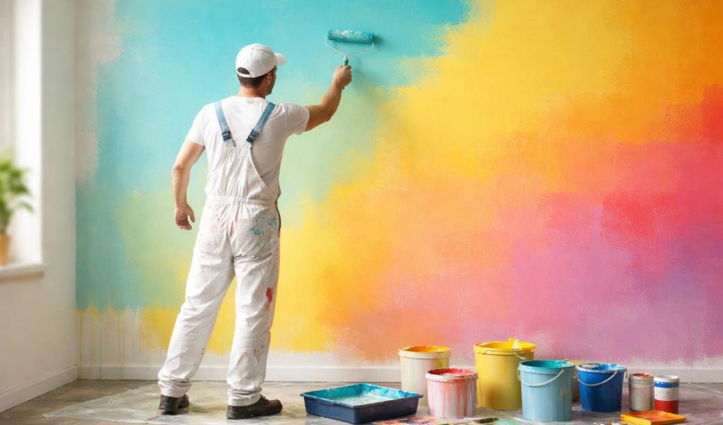 peintre-appliquant-peinture-mur-interieur
