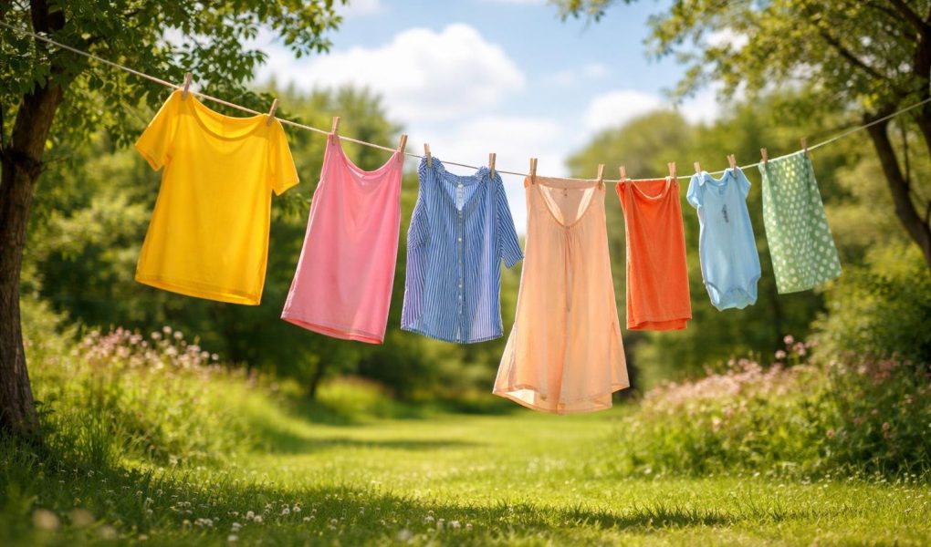 linge-couleurs-jardin-ciel-bleu