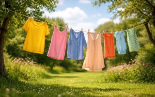 linge-couleurs-jardin-ciel-bleu