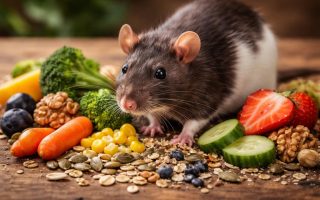 rat-sain-nourriture-variée-bois