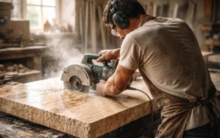 artisan-coupe-travertin-scie-electrique