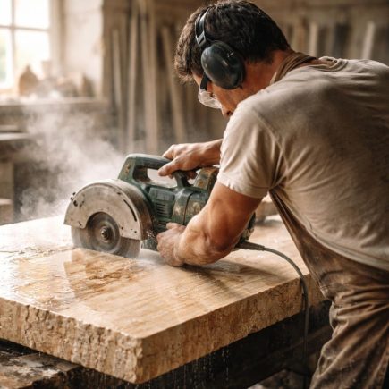 artisan-coupe-travertin-scie-electrique